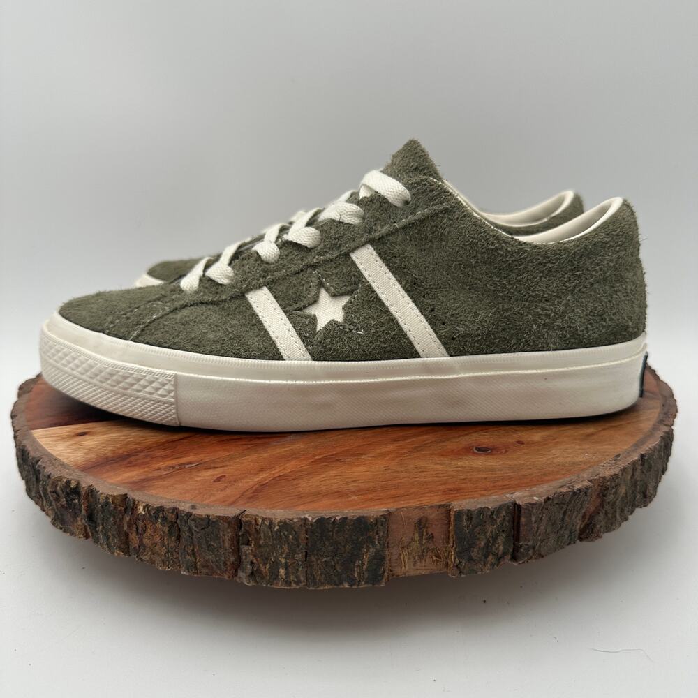 Converse One Star Academy Pro Vintage Suede Olive Green Sneakers 39 EU 8 W 6.5 M
